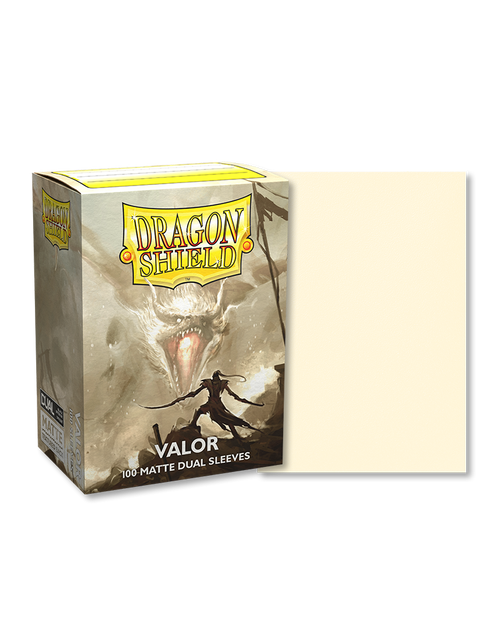 Dragon Shield Sleeves Standard Size 100pk - Matte DUAL Valor Dragon Shield Sleeves Standard Size 100pk - Matte DUAL Valor
