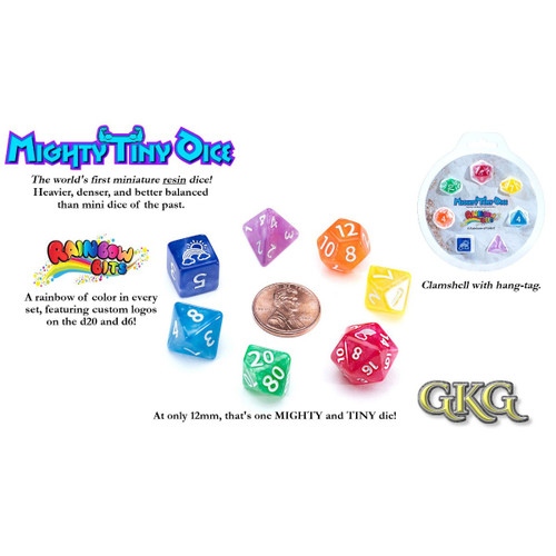 Gatekeeper Mighty Tiny Dice - Rainbow Bits Gatekeeper Mighty Tiny Dice - Rainbow Bits