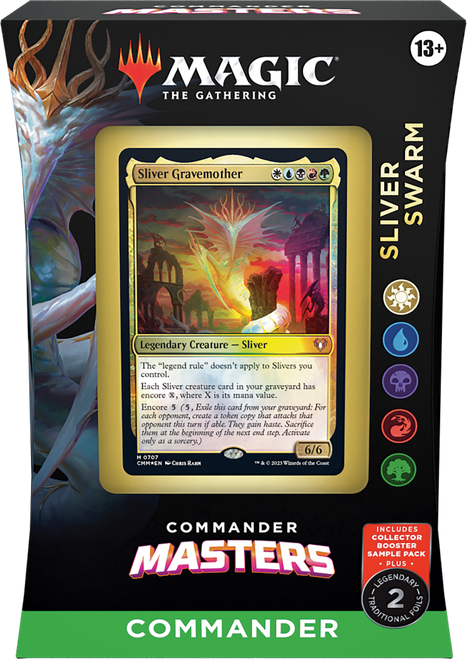 Magic the Gathering Commander Masters Commander Deck - Sliver Swarm