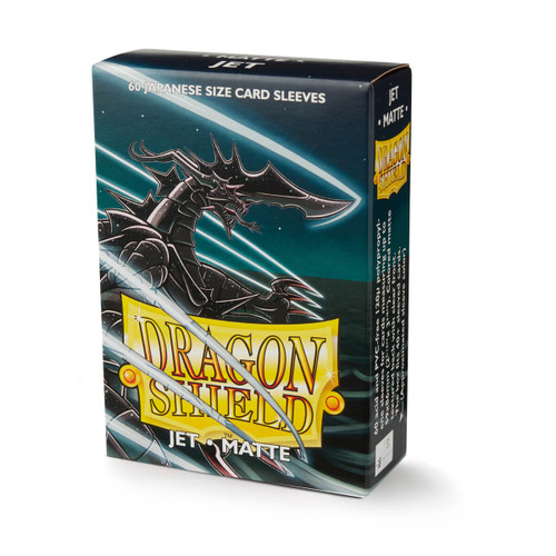 Dragon Shield Sleeves Japanese Size 60pk - Matte Jet Dragon Shield Sleeves Japanese Size 60pk - Matte Jet