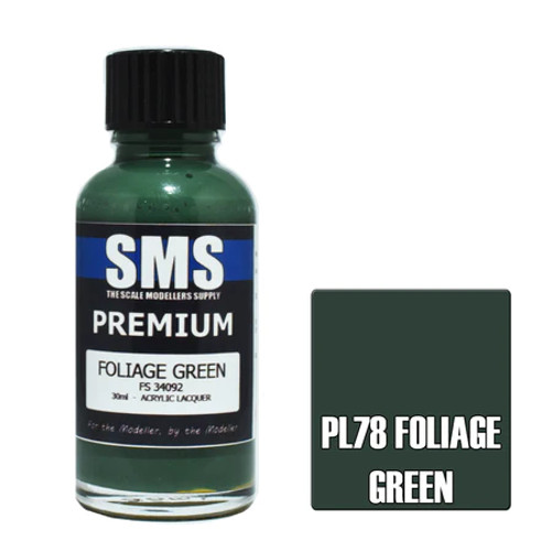 SMS Premium Acrylic Lacquer 30ml - Foliage Green SMS Premium Acrylic Lacquer 30ml - Foliage Green