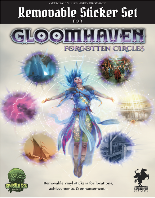 Gloomhaven Removable Sticker Set Forgotten Circles