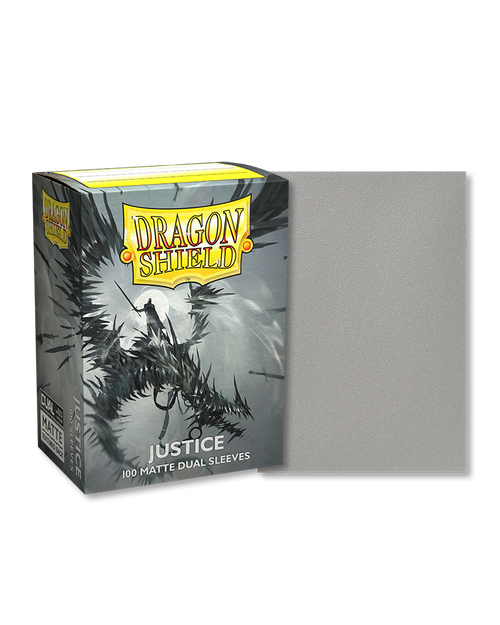 Dragon Shield Sleeves Standard Size 100pk - Matte DUAL Justice Dragon Shield Sleeves Standard Size 100pk - Matte DUAL Justice