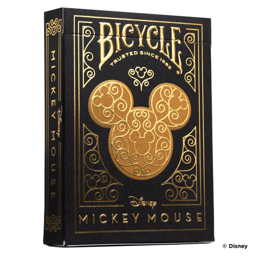 Bicycle Disney Black & Gold Mickey Playing Cards Bicycle Disney Black & Gold Mickey Playing Cards