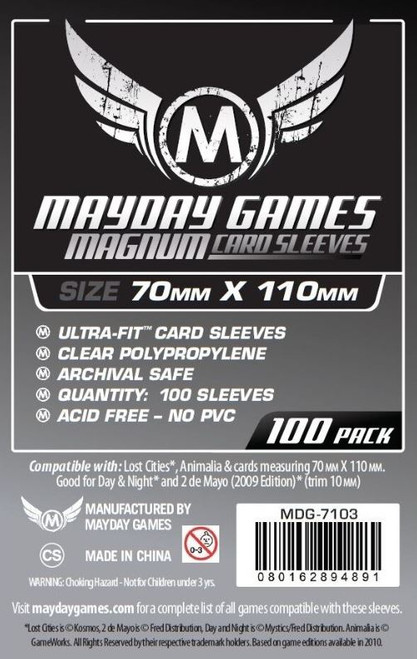 Mayday - Magnum Silver Sleeve - 70 X 110 MM