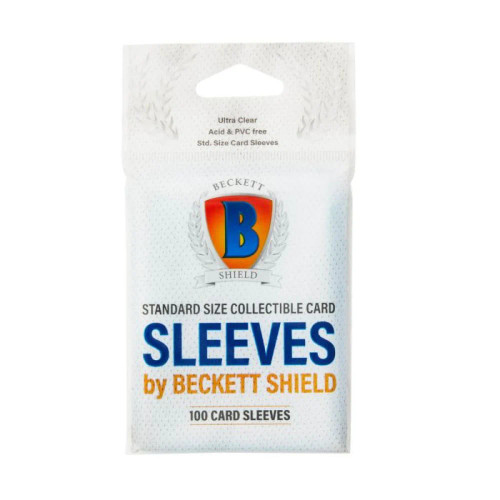 Beckett Shield Standard Size Collectible Card Sleeve 100pc (Penny Sleeve) Beckett Shield Standard Size Collectible Card Sleeve 100pc (Penny Sleeve)