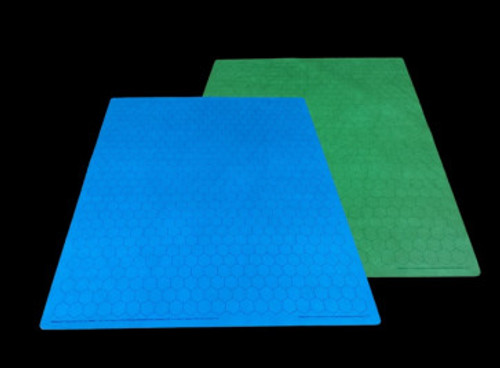 Chessex Reversible Battlemat 25mm Hexes Blue/Green Chessex Reversible Battlemat 25mm Hexes Blue/Green