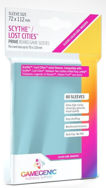 Gamegenic Prime Sleeves Scythe 60pk (72x112mm) Gamegenic Prime Sleeves Scythe 60pk (72x112mm)