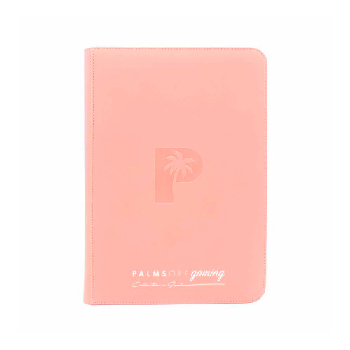 Palms Off Collector's Series Top Loader Zip Binder - Pink