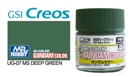 Mr Hobby Gundam Color UG07 MS Deep Green 10ml