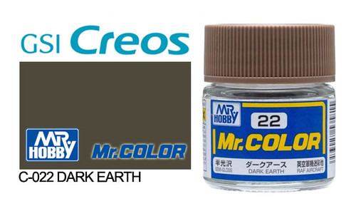Mr Color C022 Semi Gloss Dark Earth 10ml