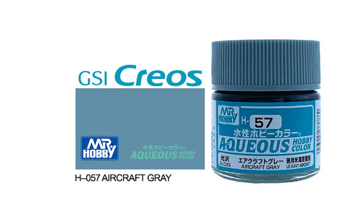 Mr Hobby Aqueous H057 Gloss Aircraft Grey 10ml