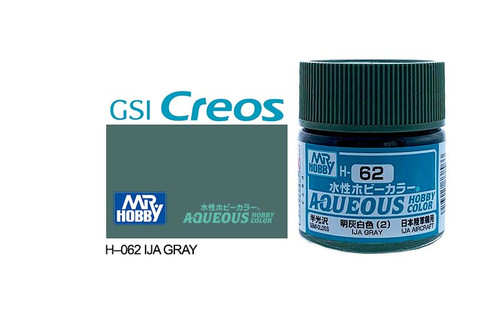 Mr Hobby Aqueous H062 Semi Gloss IJA Grey 10ml