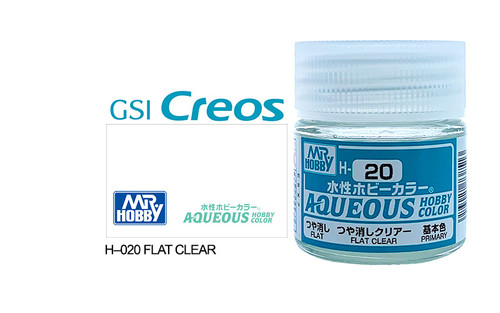 Mr Hobby Aqueous H020 Flat Clear 10ml