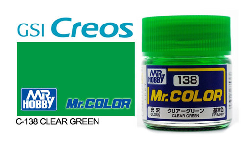 Mr Color C138 Gloss Clear Green 10ml
