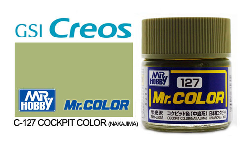Mr Color C127 Semi Gloss Cockpit Color (Nakajima) 10ml