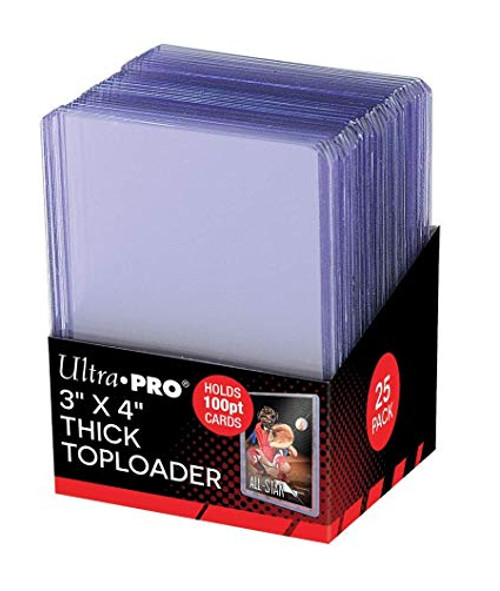 Ultra Pro - 3x4" Toploader 100pt - Thick 25pk Ultra Pro - 3x4" Toploader 100pt - Thick 25pk