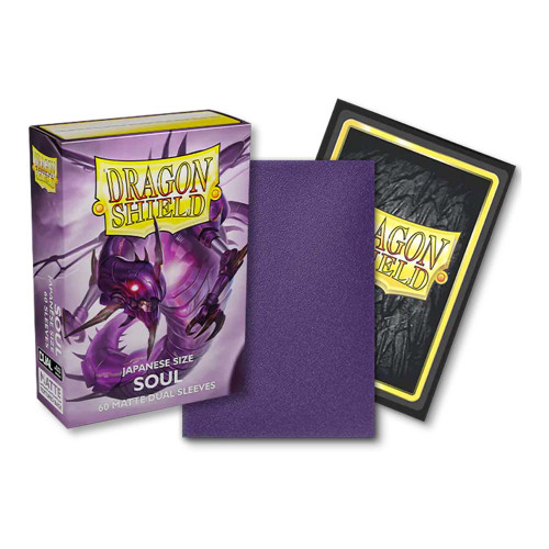 Dragon Shield Sleeves Japanese Size 60pk - Dual Matte Soul Dragon Shield Sleeves Japanese Size 60pk - Dual Matte Soul