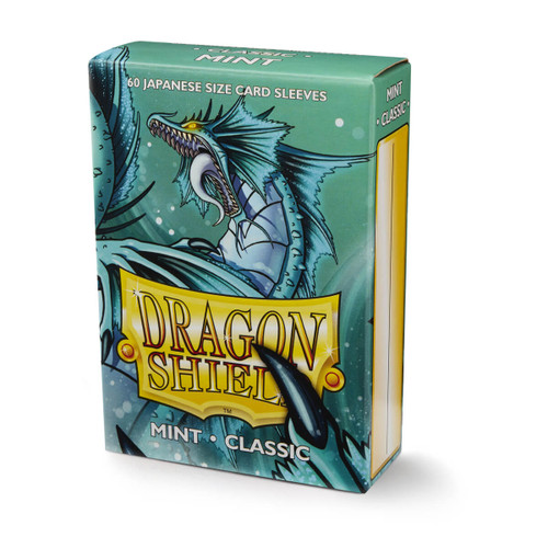 Dragon Shield Sleeves Japanese Size 60pk - Classic Mint Dragon Shield Sleeves Japanese Size 60pk - Classic Mint