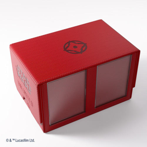 Gamegenic Star Wars Unlimited Double Deck Pod - Red Gamegenic Star Wars Unlimited Double Deck Pod - Red