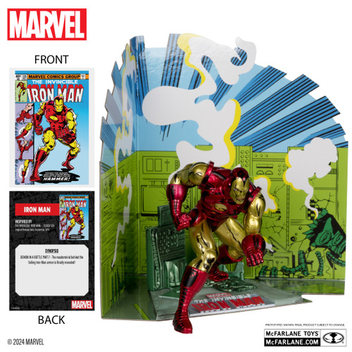 McFarlane Toys Marvel Collection 1/10 Scale Collection 1 – Iron Man (The Invincible Iron Man 126#)