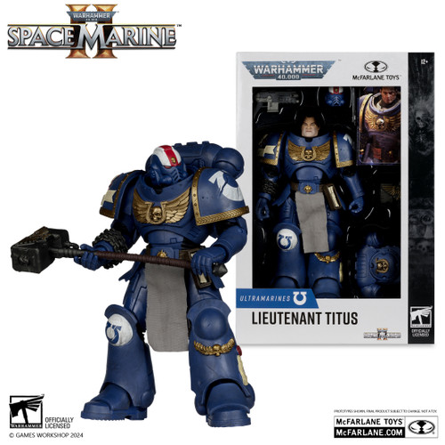Mcfarlane Toys Warhammer 40K 7" Figure - Liutenant Titus Mcfarlane Toys Warhammer 40K 7" Figure - Liutenant Titus