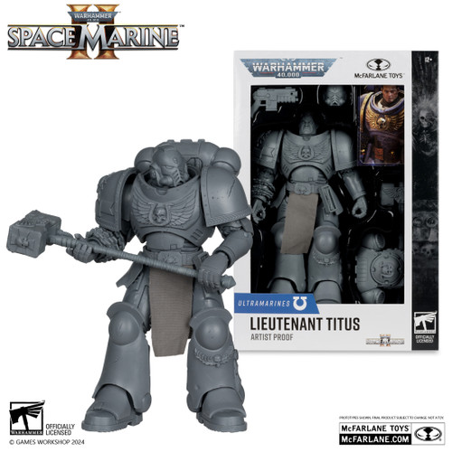 Mcfarlane Toys Warhammer 40K 7" Figure - Liutenant Titus (Artist Proof)