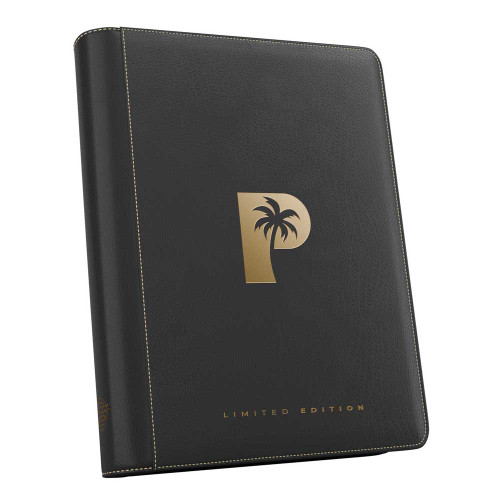 Palms Off Limited Ed. Mega Capacity 9 Pocket Binder - Black and Gold (720 slot) Palms Off Limited Ed. Mega Capacity 9 Pocket Binder - Black and Gold (720 slot)