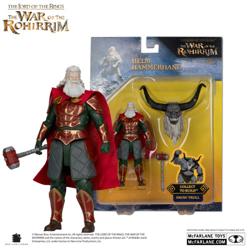 Mcfarlane Toy The Lord of Rings: The War of the Rohirrim 4" Build-A Figure - Helm Hammerhand Mcfarlane Toy The Lord of Rings: The War of the Rohirrim 4" Build-A Figure - Helm Hammerhand
