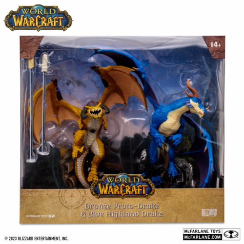 World Of Warcraft: Dragons 2pk - Bronze Proto-drake / Blue Highland Drake World Of Warcraft: Dragons 2pk - Bronze Proto-drake / Blue Highland Drake