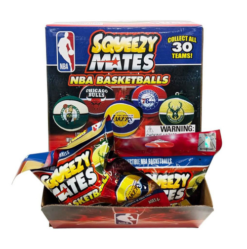 NBA SqueezyMates 2.5” Squishy Team Basketball (Blind bag) NBA SqueezyMates 2.5” Squishy Team Basketball (Blind bag)