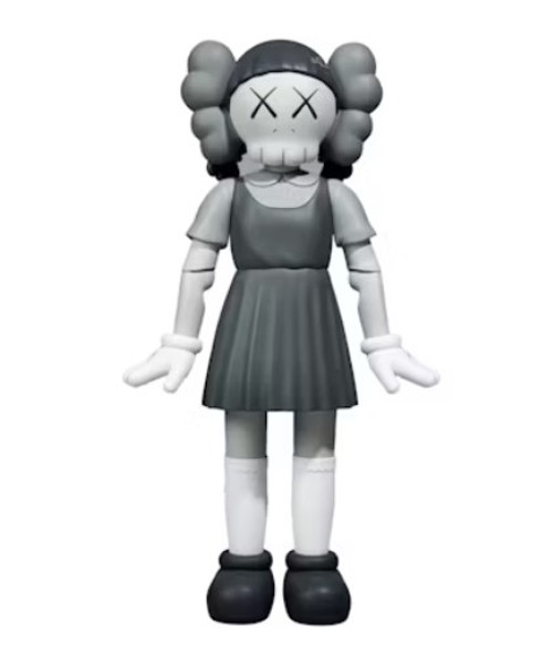 KAWS x Squid Game Young-Hee Vinyl Figure - Monotone KAWS x Squid Game Young-Hee Vinyl Figure - Monotone