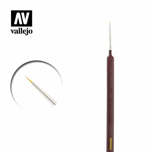 Vallejo Brushes - Precision - Round Synthetic Brush Triangular Handle No.1 Vallejo Brushes - Precision - Round Synthetic Brush Triangular Handle No.1