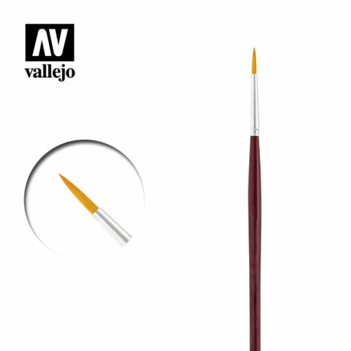 Vallejo Brushes - Detail - Round Synthetic Brush No. 4