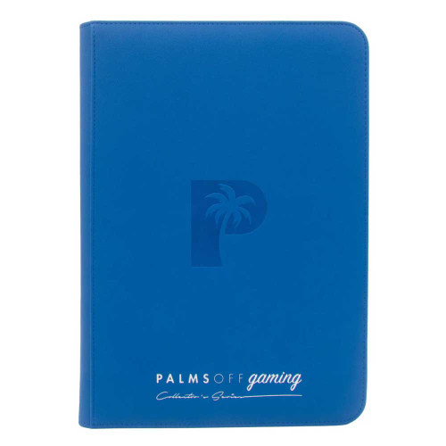 Palms Off Collector's Series Top Loader Zip Binder - Blue