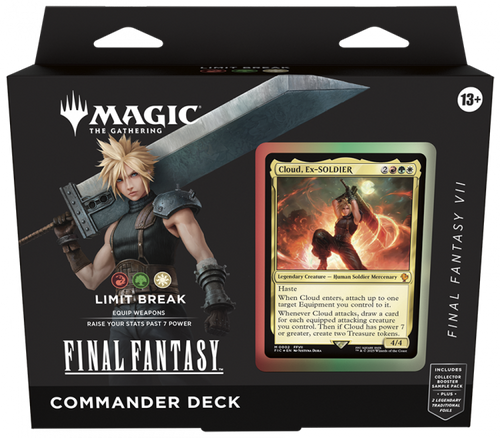 Magic the Gathering Final Fantasy Commander Deck - Limit Break Magic the Gathering Final Fantasy Commander Deck - Limit Break