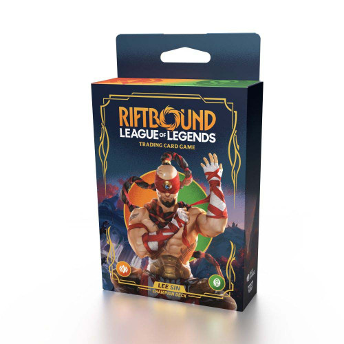 Riftbound: League of Legends TCG Origins Champion Deck - Lee Sin Riftbound: League of Legends TCG Origins Champion Deck - Lee Sin