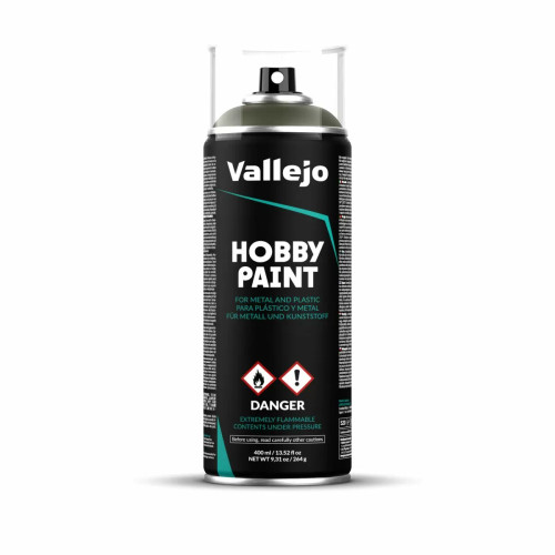 Vallejo Aerosol Spray Primer - Russian Green 4BO 400ml Vallejo Aerosol Spray Primer - Russian Green 4BO 400ml