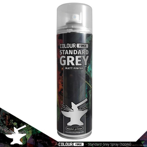 Colour Forge Aerosol Spray Primer 500ml - Standard Grey