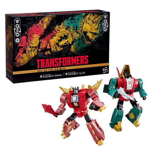 Transformers Age of the Primes G2 Universe Dinobot Slug and G2 Universe Dinobot Snarl Transformers Age of the Primes G2 Universe Dinobot Slug and G2 Universe Dinobot Snarl