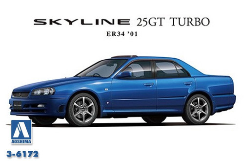 Aoshima 1/24 Nissan ER34 Skyline (Model Car Kit)
