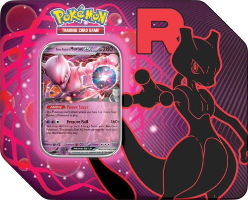 Pokemon TCG Team Rocket Tin - Mewtwo ex Pokemon TCG Team Rocket Tin - Mewtwo ex