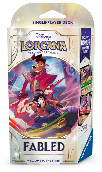 Lorcana Fabled Single-player Decks - Max Goof & Powerline Emerald/Ruby Lorcana Fabled Single-player Decks - Max Goof & Powerline Emerald/Ruby