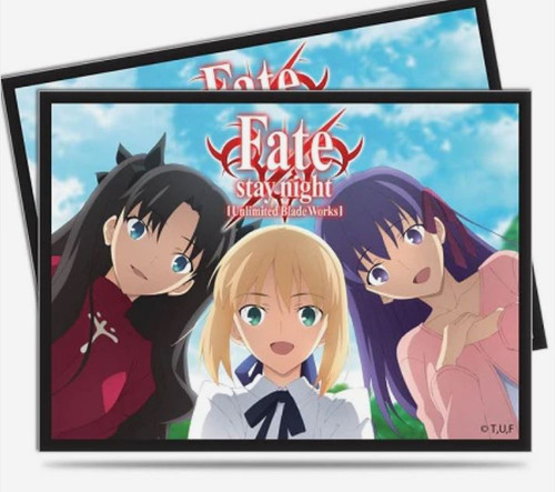 Ultra Pro Fate/Stay Night: Standard Deck Sleeves - Saber, Rin & Sakura (65ct) Ultra Pro Fate/Stay Night: Standard Deck Sleeves - Saber, Rin & Sakura (65ct)