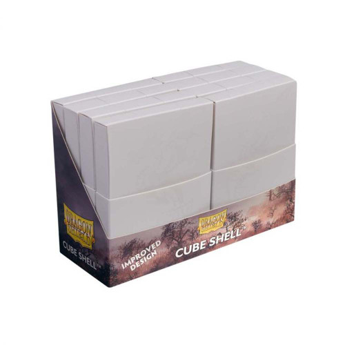 Dragon Shield Cube Shell - Ashen White (8 Count) Dragon Shield Cube Shell - Ashen White (8 Count)