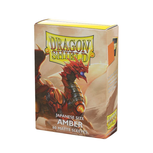 Dragon Shield Sleeves Japanese Size 60pk - Matte Amber Dragon Shield Sleeves Japanese Size 60pk - Matte Amber