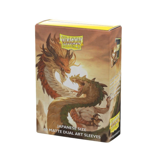Dragon Shield Sleeves Japanese Size 60pk - Matte Dual Art Year of the Wood Snake 2025 Dragon Shield Sleeves Japanese Size 60pk - Matte Dual Art Year of the Wood Snake 2025