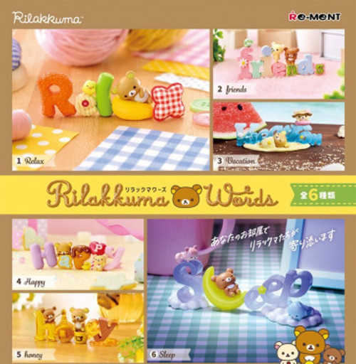 Re-Ment Rilakkuma Words (Blind Box) Re-Ment Rilakkuma Words (Blind Box)