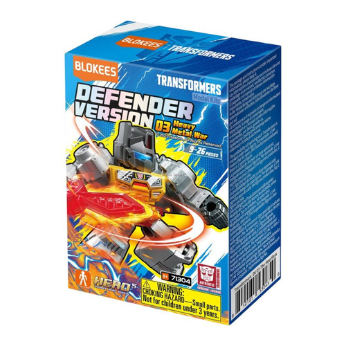 Blokees: Transformers - Defender 03 Heavy Metal War (Blind Box) Blokees: Transformers - Defender 03 Heavy Metal War (Blind Box)