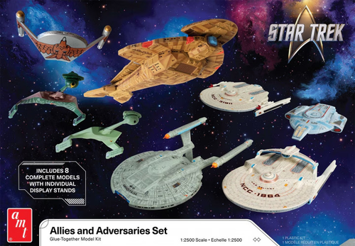 AMT 1/2500 Star Trek Adversaries & Allies Set